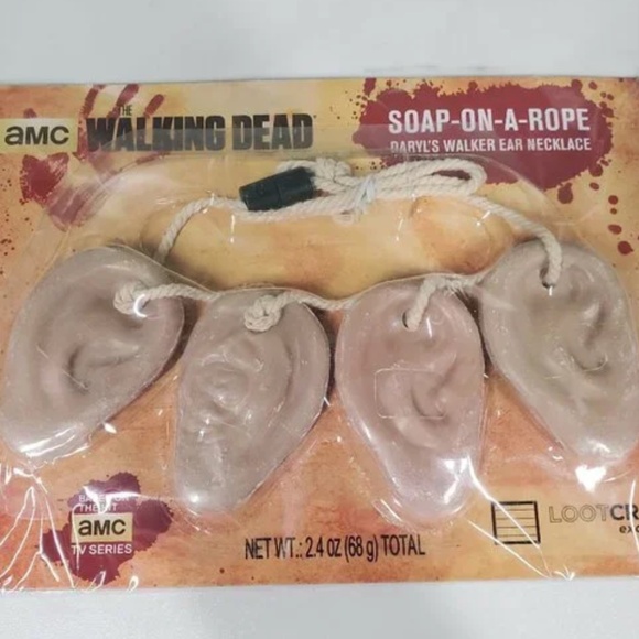 AMC Walking Dead Soap-On-A-Rope Ear Necklace - Picture 1 of 1